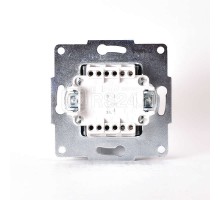 Механизм кнопки звонка 1-кл. 1п СП Karina 10А IP20 черн. бархат LEZARD 707-4288-103