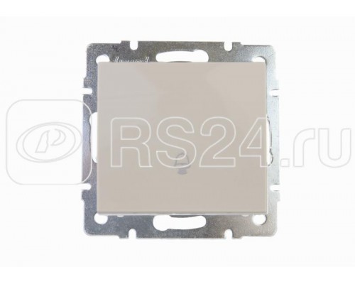 Механизм кнопки звонка Рейн крем. LEZARD 703-0388-103