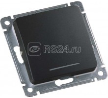 Механизм кнопки звонковой СП 1-кл 16А 250В с индик. черн. HEGEL ВС10-432-08