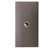 Механизм mini-jack 3.5мм разъема 1мод. Zenit антрацит ABB 2CLA215540N1801