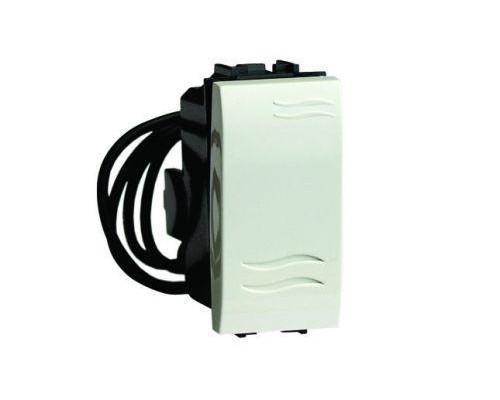 Механизм переключателя 1-кл. 1мод. Brava 16А IP20 с подсветкой сл. кость DKC 75011SL