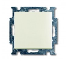 Механизм переключателя 1-кл. 1п СП Basic 55 10А IP20 с клавишей chalet-white ABB 2CKA001012A2189