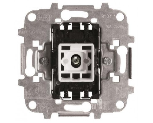 Механизм переключателя 1-кл. 2мод. СП 10А IP20 250В с контрол. подсветкой ABB 2CLA810250A1001