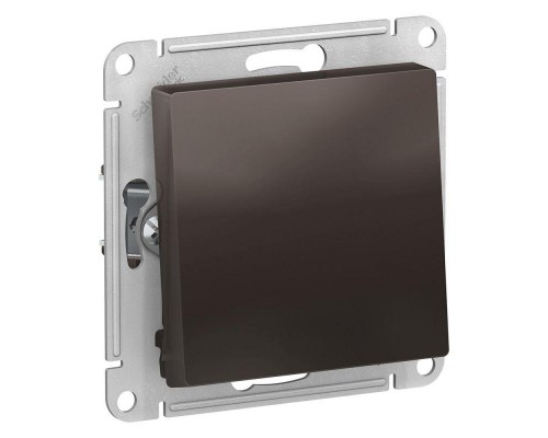 Механизм переключателя 1-кл. СП AtlasDesign 10А IP20 (сх. 6) 10AX мокко SchE ATN000661