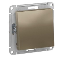 Механизм переключателя 1-кл. СП AtlasDesign 10А IP20 (сх. 6) 10AX шампань SchE ATN000561