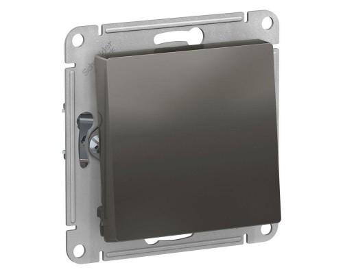 Механизм переключателя 1-кл. СП AtlasDesign 10А IP20 (сх. 6) 10AX сталь SchE ATN000961