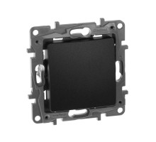 Механизм переключателя 1-кл. СП Etika 10А IP20 250В 10AX авт. зажимы антрацит Leg 672605