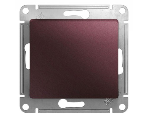 Механизм переключателя 1-кл. СП Glossa 10А IP20 (сх. 6) 10AX баклажан. SchE GSL001161