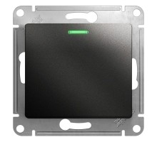 Механизм переключателя 1-кл. СП Glossa 10А IP20 (сх. 6а) 10AX с подсветкой антрацит SchE GSL000763