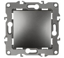 Механизм переключателя 1-кл. СП Эра12 10А IP20 12-1103-12 250В 10AX графит Эра Б0019283
