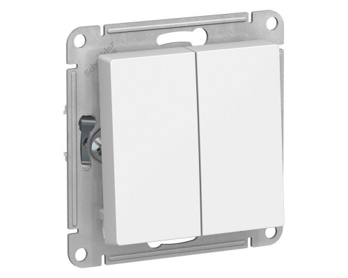 Механизм переключателя 2-кл. СП AtlasDesign 10А IP20 (сх. 6/2) 10AX бел. SchE ATN000165