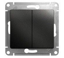 Механизм переключателя 2-кл. СП Glossa 10А IP20 (сх. 6) 10AX антрацит SchE GSL000765