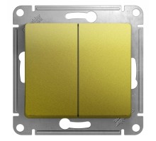 Механизм переключателя 2-кл. СП Glossa 10А IP20 (сх. 6) 10AX фисташк. SchE GSL001065