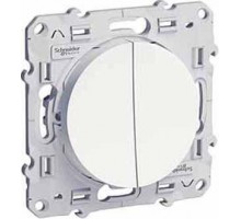 Механизм переключателя 2-кл. СП Odace 10А IP21 (сх. 6) бел. SchE S52R213