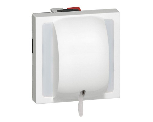 Механизм переключателя на 2 направления 1-кл. 2мод. СП Mosaic 10А IP31 10AX со шнурком бел. Leg 077014