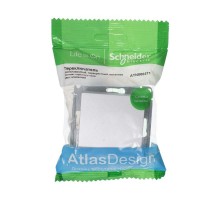 Механизм переключателя перекрестного 1-кл. СП AtlasDesign 10А IP20 (сх. 7) 10AX алюм. SchE ATN000371
