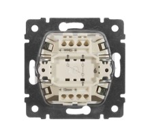 Механизм переключателя проходного на 2 направления 1-кл. СП Valena 10А IP31 250В алюм. Leg 770106