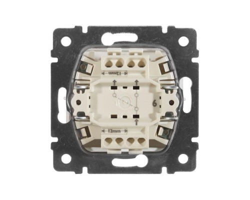 Механизм переключателя проходного на 2 направления 1-кл. СП Valena 10А IP31 250В алюм. Leg 770106