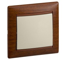 Механизм переключателя проходного на 2 направления 1-кл. СП Valena 10А IP31 250В сл. кость Leg 774306
