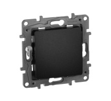 Механизм переключателя промежуточного 1-кл. СП Etika 10А IP20 250В 10AX винт. клеммы антрацит Leg 672609