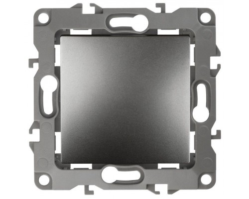 Механизм переключателя промежуточного 1-кл. СП Эра12 10А IP20 12-1108-12 250В 10AX графит Эра Б0019303