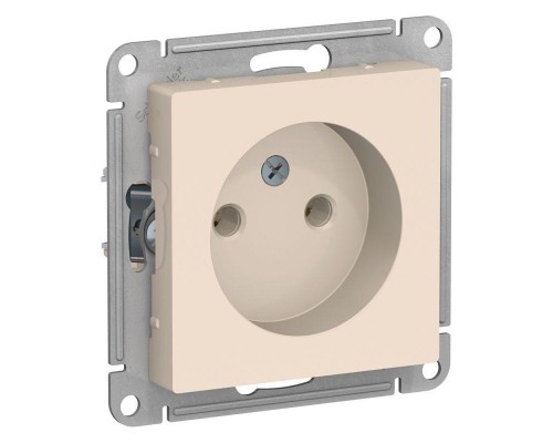 Механизм розетки 1-м СП ATLAS DESIGN без заземл. 16А беж. SchE ATN000241