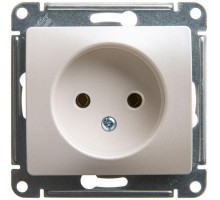 Механизм розетки 1-м СП Glossa 16А IP20 без заземл. перламутр SchE GSL000641