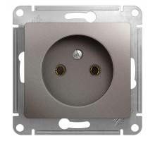 Механизм розетки 1-м СП Glossa 16А IP20 без заземл. платина SchE GSL001241