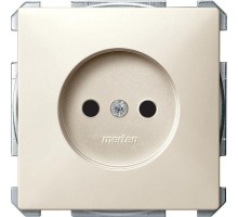 Механизм розетки 1-м СП Merten 16А IP20 защ. шторки без заземл. беж. SchE MTN2000-4044