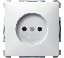 Механизм розетки 1-м СП Merten 16А IP20 защ. шторки без заземл. полярно-бел. SchE MTN2000-4019