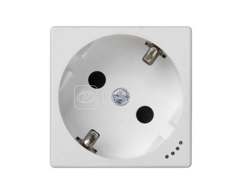 Механизм розетки 1-м СП Simon Connect 45х45 бел. Simon KL01-9