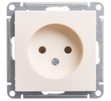 Механизм розетки 1-м СП W59 16А IP20 без заземл. без защ. шторок сл. кость SchE RS16-153-2-86