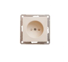 Механизм розетки 1-м СП W59 16А IP20 защ. шторки без заземл. сл. кость SchE RS16-151-2-86