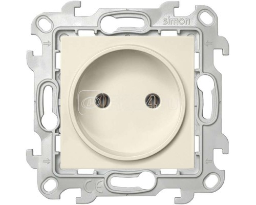 Механизм розетки 2К без защ. шторок Simon24 сл. кость 2450442-031