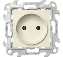 Механизм розетки 2К с защ. шторками Simon24 сл. кость 2450441-031