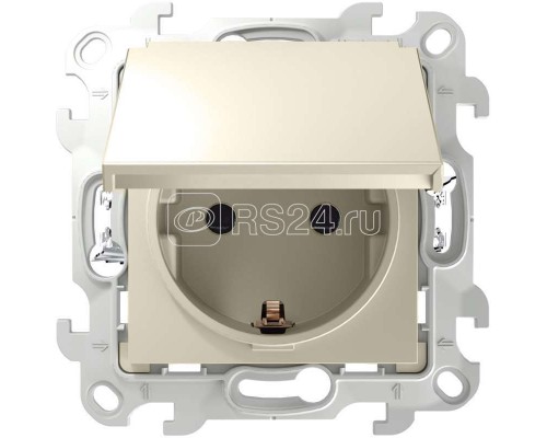 Механизм розетки 2К+З IP44 Push&Go Simon24 сл. кость 2420448-031