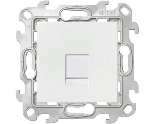 Механизм розетки RJ45 кат. 5e UTP Simon24 бел. 2410598-030