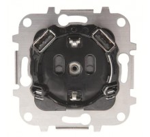 Механизм розетки SCHUKO с 2-мя USB ЗУ 5В 2000 мА SKY ABB 2CLA818830A1001