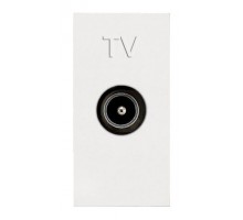 Механизм розетки TV 1-м Zenit простой бел. ABB 2CLA215070N1101