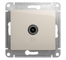 Механизм розетки TV 1-м СП Glossa оконечной 1DB молоч. SchE GSL000991