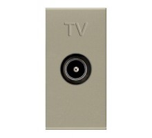 Механизм розетки TV 1мод. Zenit простой шампань ABB 2CLA215070N1901
