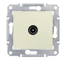 Механизм розетки TV-R 1-м СП Glossa 1DB беж. SchE GSL000294