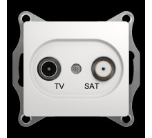Механизм розетки TV-SAT 1-м СП Glossa 1DB бел. SchE GSL000197