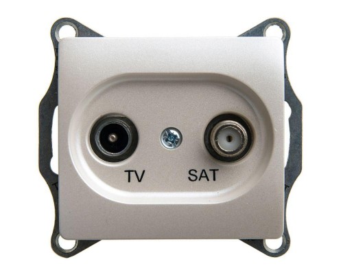 Механизм розетки TV-SAT Glossa 1DB оконечной перламутр SchE GSL000697