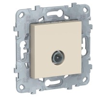 Механизм розетки TV UNICA NEW проходная беж. SchE NU546344