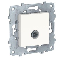Механизм розетки TV UNICA NEW проходная бел. SchE NU546318