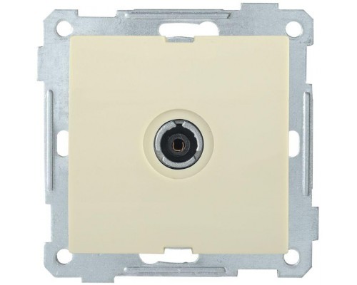 Механизм розетки TV СП BOLERO РТВ10-0-Б проход. крем. ИЭК EAB12-K33