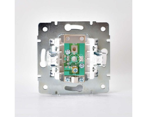 Механизм розетки TV СП KARINA оконечная жемчуж./бел. перламутр LEZARD 707-3088-130