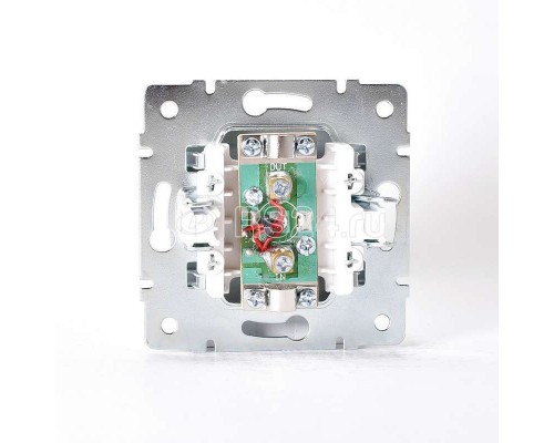 Механизм розетки TV СП KARINA проходная серебро мат. LEZARD 707-4388-129