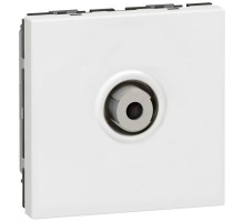 Механизм розетки TV СП Mosaic New тип F бел. Leg 078780